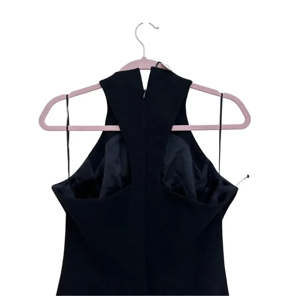 Bottega‎ Veneta Halter Dress in Black Lana Vergine 2012 Vergine Wool long dress - Picture 12 of 16